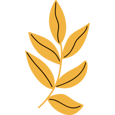 Sonbahar yaprakları dallanır. Çizgi el çizimi