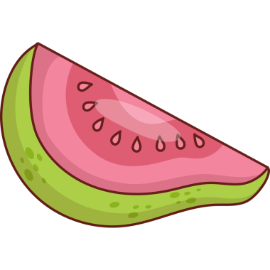 Pembe Guava Meyve Ağacı dilimi