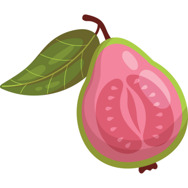 Yapraklı Pembe Guava Meyve Ağacı