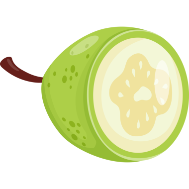 Beyaz yarı Guava Meyve Ağacı