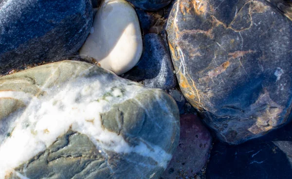 Абстрактный Фон Круглыми Бубновыми Камнями Отдых Пляже Концепция Высокое Качество — стоковое фото
