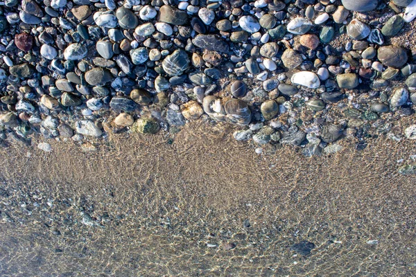 Абстрактний Фон Круглими Гальковими Каменями Відпустка Відпочинок Пляжі Концепція Високоякісна — стокове фото