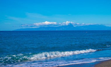 Beautiful Seascape Panorama. Composition of Nature. Paradise Beach.