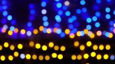 Colorful Bokeh Background. Abstract Bokeh Background with Bubbles. Lights Fade in and Out, Fantastic View.