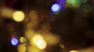 Colorful Bokeh Background. Abstract Bokeh Background with Bubbles. Lights Fade in and Out, Fantastic View.