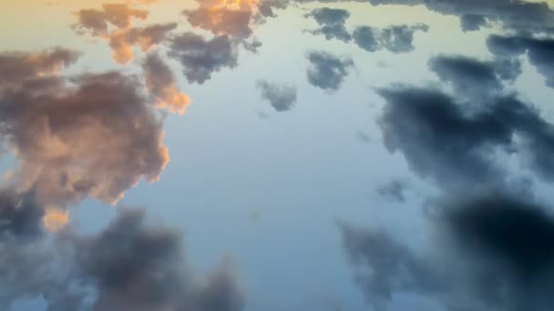 Nuvole Galleggianti Dolcemente Attraverso Cielo Fantastico Nuvole Fantasia Time Lapse — Video Stock