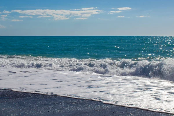 Playa Calabria Aguas Cristalinas Playas Aisladas Vistas Impresionantes Del Mar — Foto de Stock