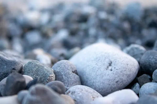 Strandkiezelstenen Kleine Zeestenen Gravel Achtergrond Textuur — Stockfoto