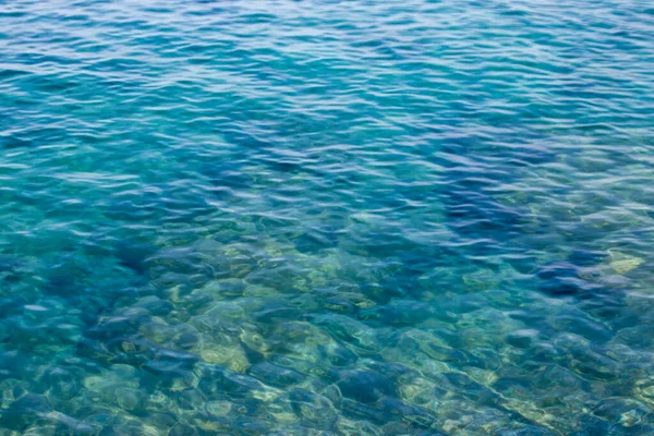 Surface Water Clear Blue Ocean Fabulous Tropical Shore Ola Superficie —  Fotos de Stock