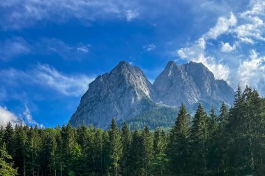 Bavyera Alpleri 'ndeki manzara, Berchtesgaden, Almanya.