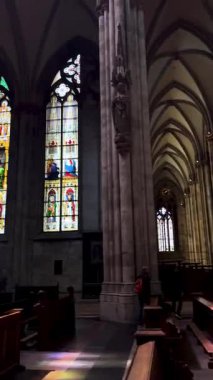 Köln Katedrali 'nin hipervanesi. Almanya Köln Katedrali (Klner Dom).