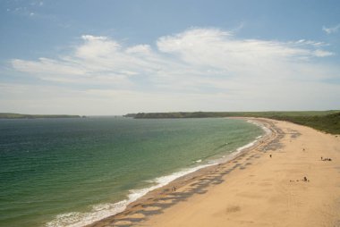 Tenby Pembrokeshire Wales Güney Sahili Tarihi Resimli Kasaba 