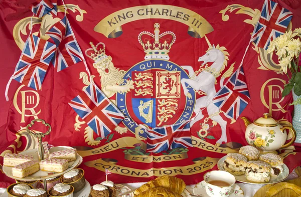 Street Party Celebrations Coronation King Charles Iii Queen Camilla — Stock Photo, Image