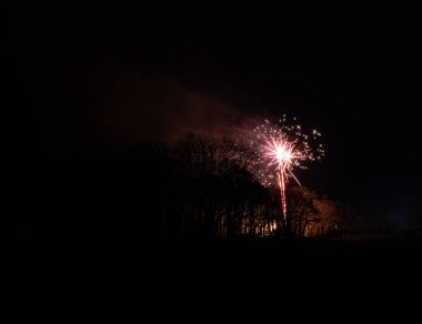 Havai fişek gösterisi 4 Temmuz Diwali şenlik ateşi yeni yıl gecesi 