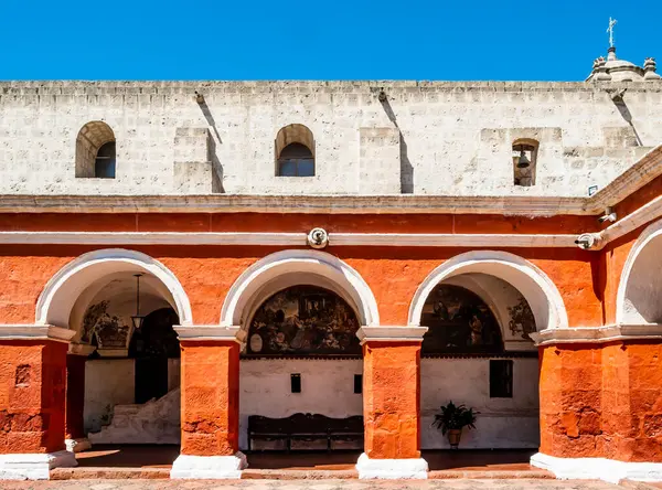 stock image The Monastery of Santa Catalina de Siena is a large monastery of the Dominican Second Order. It was built predominantly in Mudejar style in 1579 and was enlarged in the 17th century