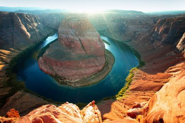 Arizona Horseshoe Bend Colorado Nehri Grand Canyon 'da