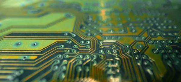 Φόντο Πίνακα Κυκλωμάτων Ηλεκτρονική Υφή Πλακέτας Κυκλώματος Τεχνολογία Υπολογιστών Ψηφιακό — Φωτογραφία Αρχείου