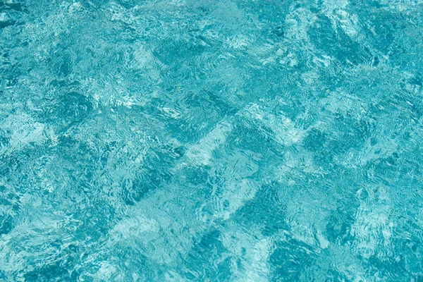 Υπόβαθρο Νερού Πισίνας Μπλε Κύμα Αφηρημένη Τσαλακωμένη Υφή Νερού Φόντο — Φωτογραφία Αρχείου