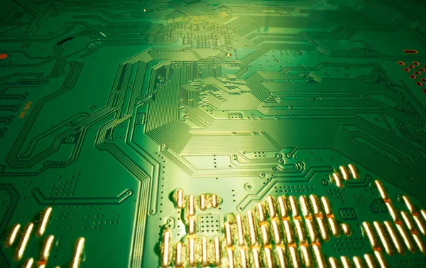 Electronic Circuit Board Technology Background Electronic Plate Pattern Circuit Board — Foto Stock