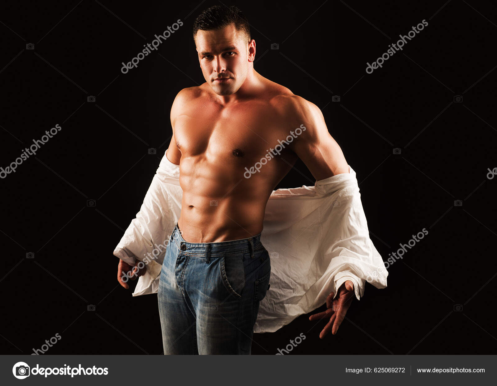 Ripped Muscles, six pack, chest T-shirt Shoulder Bag