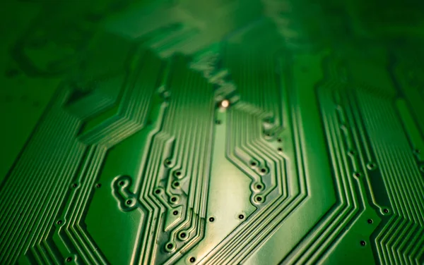 Electronic Circuit Board Closeup Electronic Motherboard Card Circuitry Close Electronics — Stock Photo, Image