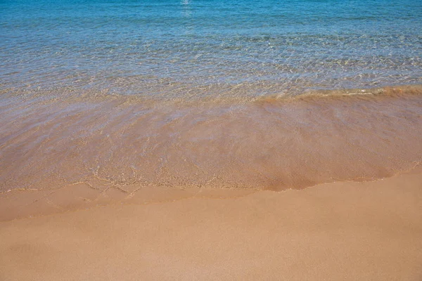Deniz Arka Planı Güneş Işığıyla Birlikte Tropik Yaz Plajlarının Doğası — Stok fotoğraf