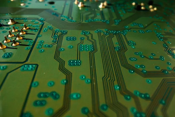 Technology Hardware Background High Tech Electronic Circuit Board Background Electronic — Stock Photo, Image