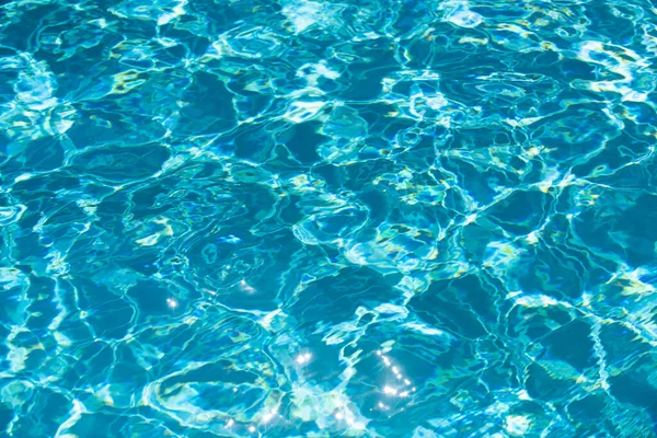 池水背景 蓝波抽象或波纹水质背景 — 图库照片