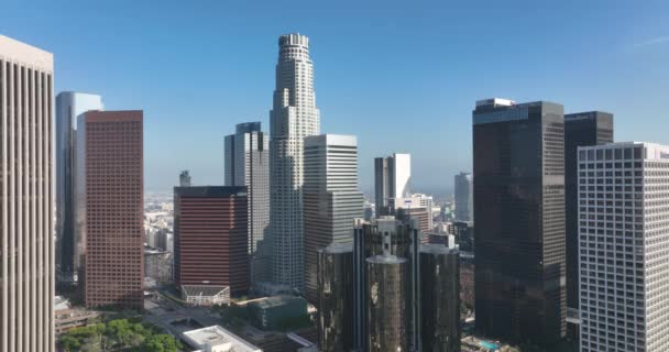 Stad Los Angeles Californië Vliegen Van Los Angels Gefilmd Door — Stockvideo