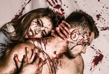 Family profession. Human internal organ trade. Crazy couple. Couple in blood