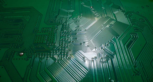 Technischer Hintergrund Hightech Hintergrund Für Elektronische Leiterplatten Makro Elektronikplatine Aus — Stockfoto