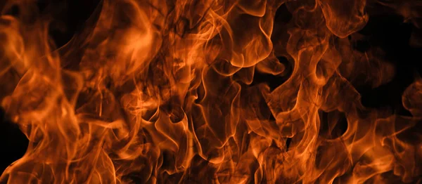 Огонь Горящее Пламя Большой Пылающий Огонь — стоковое фото