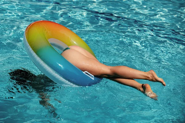 Sexy Frau Arsch Gesäß Sinnlicher Weiblicher Hintern Badeanzug Sommerzeit — Stockfoto