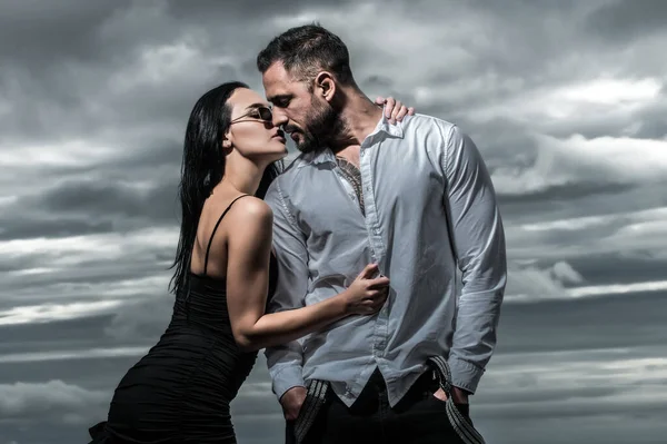Sensual Couple Love Sexy Young Lovers — Foto Stock