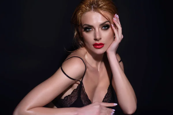 Schönheit Frauenhaut Natürliches Make Junge Schöne Modell Kosmetik Charmante Dame — Stockfoto
