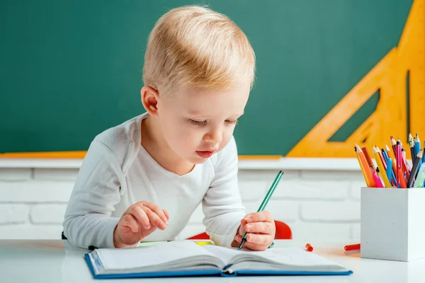 Domácí Výuka Dětský Domov Studium Domácí Vzdělání Učení Žáků Písmena — Stock fotografie
