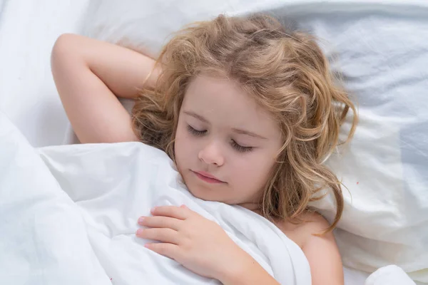 Tidur Konsep Tidur Anak Tidur Tempat Tidur Rumah Waktu Tidur — Stok Foto
