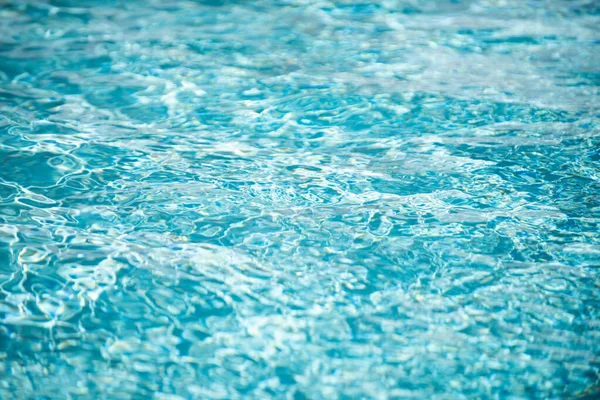 Achtergrond Van Het Water Oppervlakteblauw Zwembad — Stockfoto