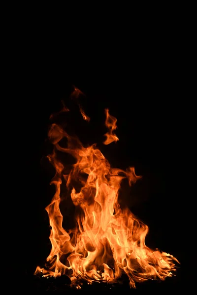 Пламя Горящего Огня Фоне Художественной Текстуры — стоковое фото