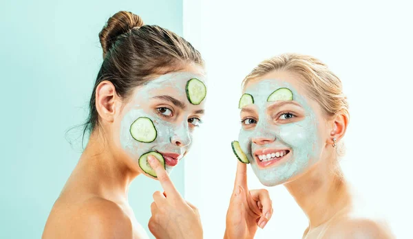 Age Care Stay Beautiful Skin Care All Ages Women Having — Stock Photo, Image