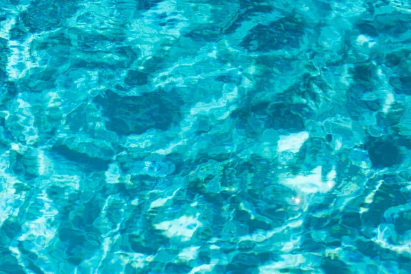 Hintergrund Des Wassers Oberfläche Blaues Schwimmbad — Stockfoto