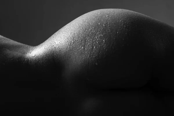Πολυτελή Οπίσθια Γυμνή Γυναίκα Τέλεια Νεαρή Γυναίκα Γυμνό Σώμα — Φωτογραφία Αρχείου