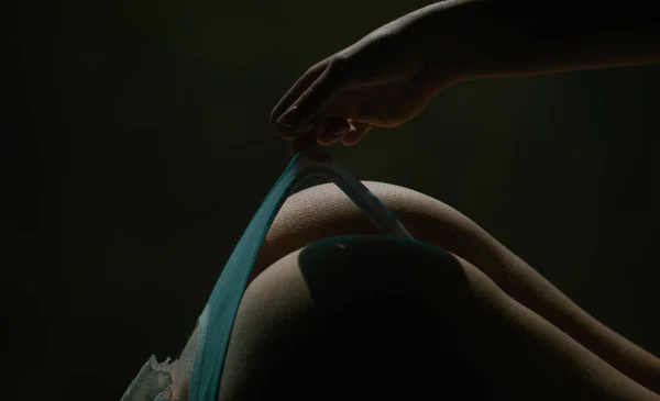 Моделі Нижній Білизні Сексуальні Бікіні Жінка Нижній Білизні Студії Сексуальна — стокове фото