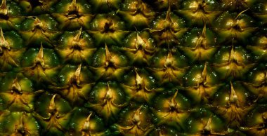 Ananas derisi yakın çekim. Ananas desenli. Ananas kabuğu.