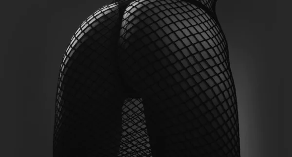 Young Sexy Woman Butt Close Beautiful Lady Erotic Lingerie Beauty — Stockfoto