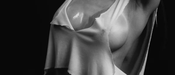 Women Breast Boobs Woman Plastic Surgery Сексуальная Грудь Sexy Woman — стоковое фото
