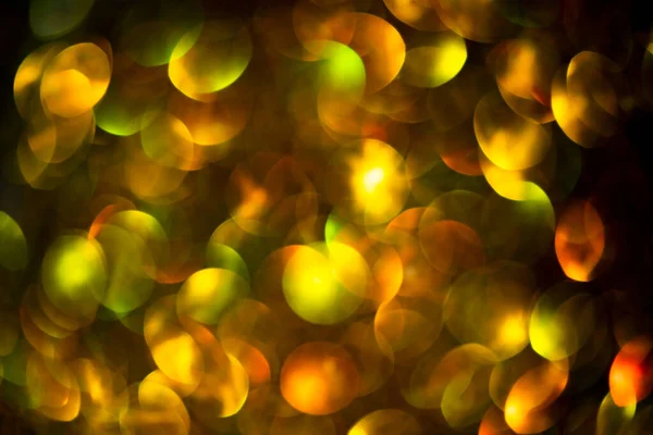 Bokeh Belyser Bakgrunden Glitter Bokeh Lampor Festlig Bakgrund Abstrakt Bakgrund — Stockfoto