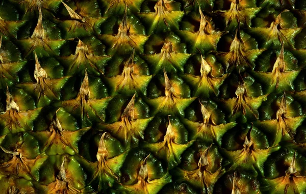 Struktura Ananasové Slupky Vzorované Ovoce Pozadí — Stock fotografie