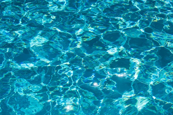 Pozadí Vody Povrch Modrý Bazén — Stock fotografie