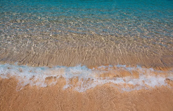 Спокойный Морской Пляж Летний Тропический Пляж Песком Океан Природный Морской — стоковое фото